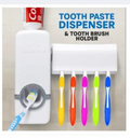 5 Brush Holder Toothpaste Dispenser